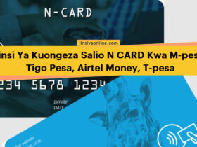 Jinsi ya kuongeza salio N-card Tanzania