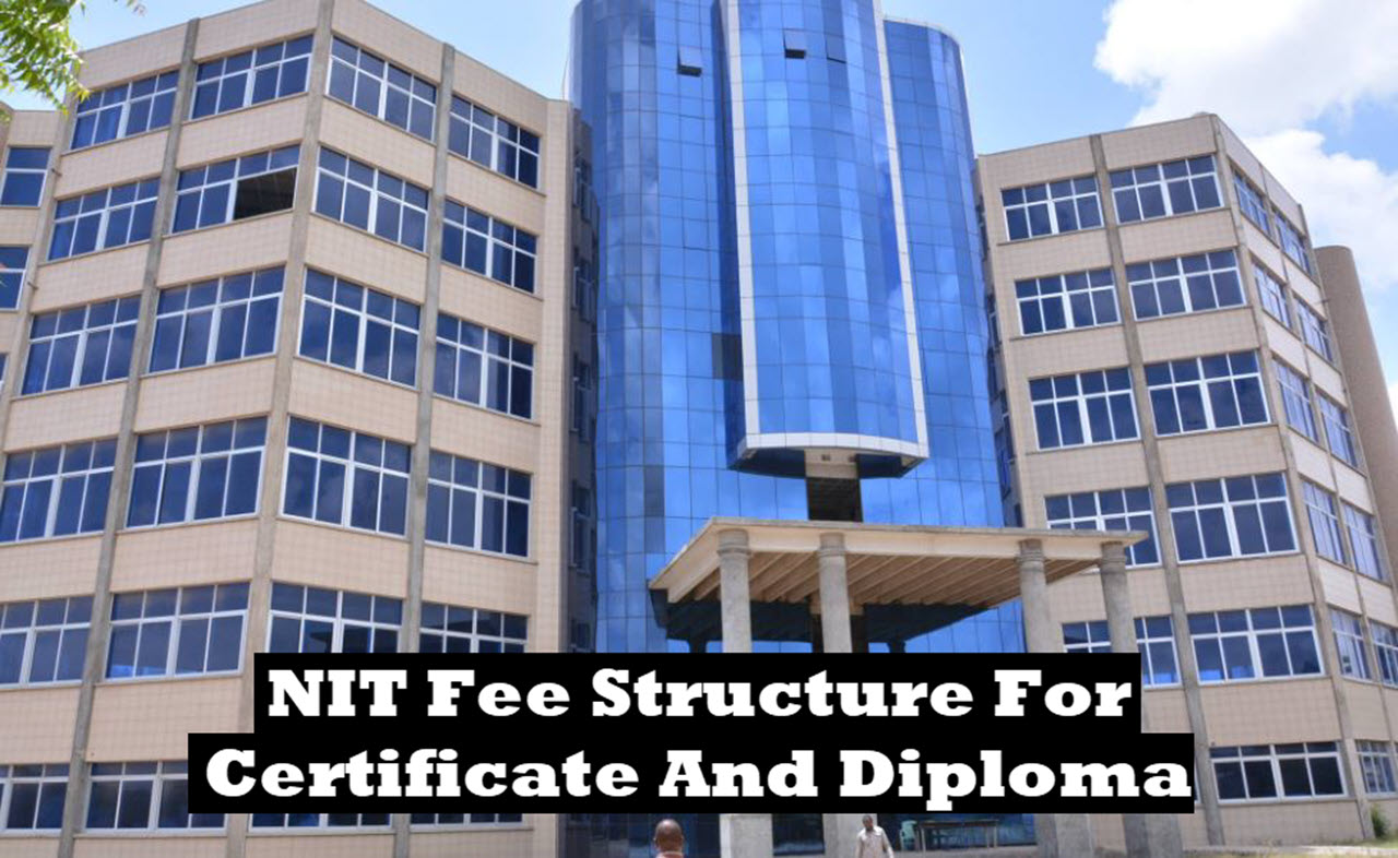 NIT Fee Structure For Certificate And Diploma