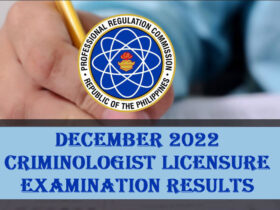 December 2022 Criminologist Licensure Examination Results
