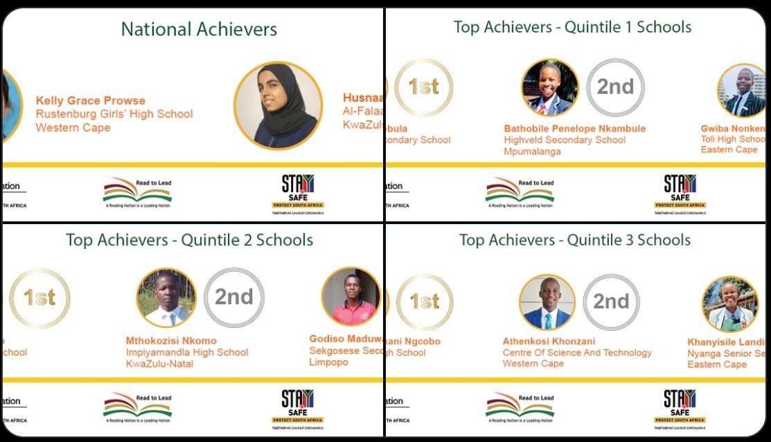 MatricResults 2022 Top Achievers first and second