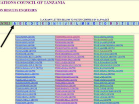 Azania Secondary School Form Six Results