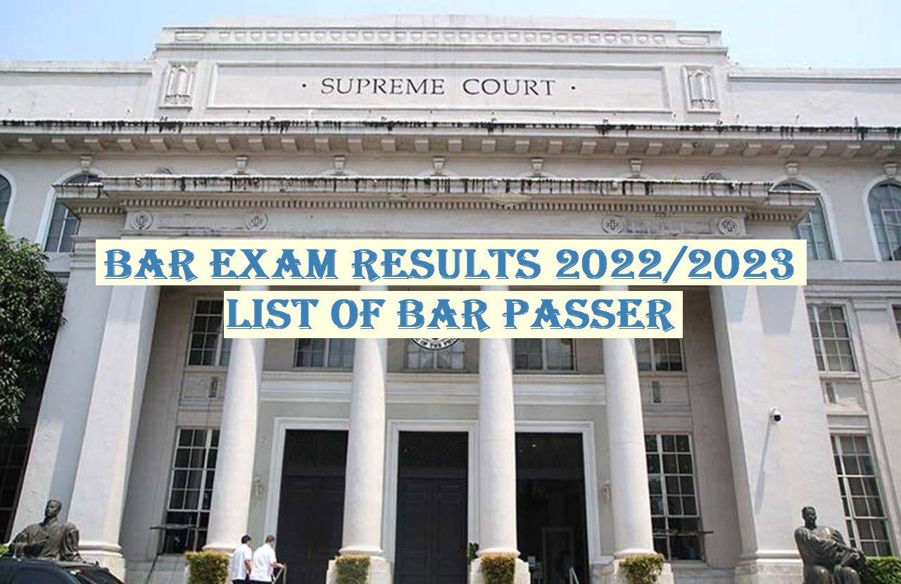Bar Exam Results 2022 List Of Bar Passers