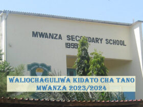 Waliochaguliwa Kidato Cha Tano Mwanza