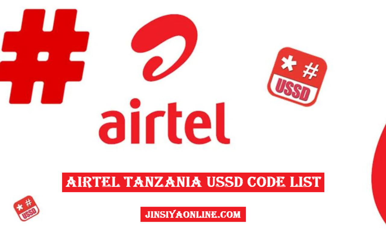 Menu Za Huduma Za Airtel Tanzania USSD Code List